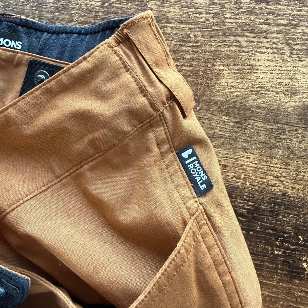 Women's Rust/Orange Mons Royale Hiking Pants